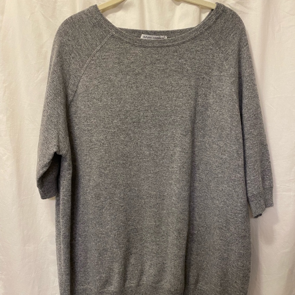 Autumn Cashmere Sweater. Short Sleeve. Gently Worn. Size XS.